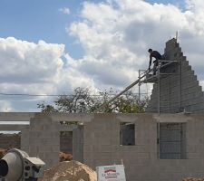 Le premier pignon est en cours