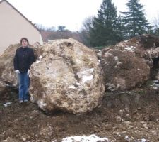 Taille des rochers
