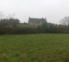 Vu dos au Sud de notre futur terrain