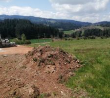 Vue c&ocirc;t&eacute; nord o&ugrave; j'envisage d&eacute;j&agrave; l'installation d'une v&eacute;randa.