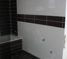 Salle de bain, emplacement du meuble vasque