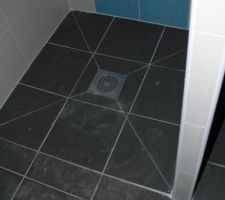 Douche italienne salle d'eau