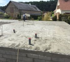 Coulage de la dalle