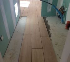 Carrelage RDC en cours