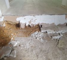 Amas de sable sous chape RDC