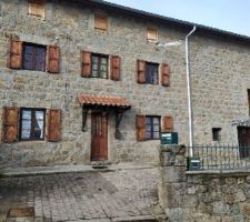 Vue sud générale du bâti.