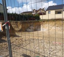 Terrassement enfin terminé