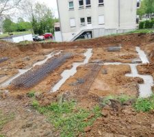 Fondation Gros b&eacute;ton 10m3