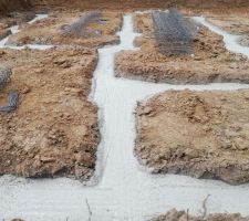 Fondation Gros b&eacute;ton 10m3