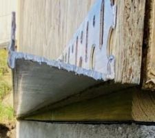 Lisse basse garage bois