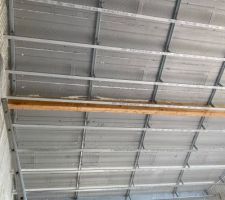 Mise en place des rails placo
Cr&eacute;ation des cadres dans l?elevation