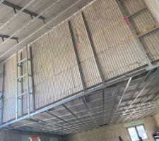 Mise en place des rails placo
Cr&eacute;ation des cadres dans l?elevation