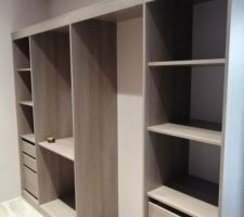 Dressing suite parentale en cours.