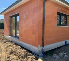 Après petit remblais des terres