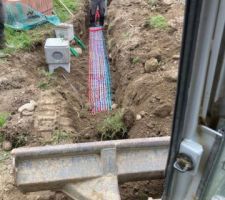 Réseau gaines eau elect et telecom