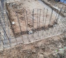 Chainage panier avec &eacute;querre verticale, fait selon le BET