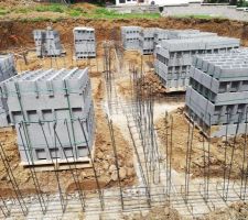 Chainage panier avec &eacute;querre verticale, fait selon le BET