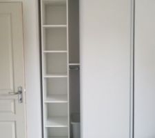 Montage et finition placard intégré