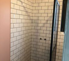 SDE Installation de la cloison de douche