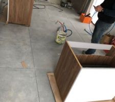 Installation ilot cuisine