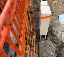 Terrassier GRDF. Raccordement public