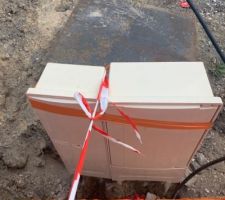 Terrassier GRDF. Raccordement public