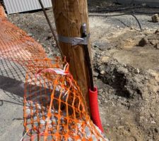 Terrassier Enedis. Raccordement public