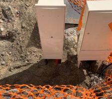 Terrassier Enedis. Raccordement public