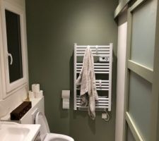 Nouvelle couleur et ambiance SDB parentale.