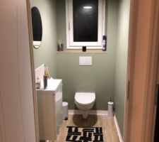 Nouvelle couleur et ambiance WC de nuit.