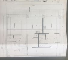 Façade principale côté sud, côté ouest, identique
 NOrd et est, aucune ouverture

Plan actuel