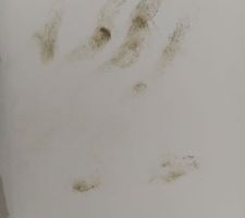 Réception : Voilà l'état de propreté laissé par le constructeur.