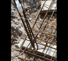 Ligature fers verticaux