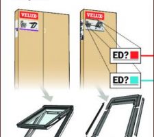 Pose velux