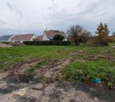 Le terrain...tout reste &agrave; faire ! (nov 2019)