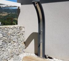 Douche solaire Dada et receveur homemade