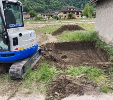 D&eacute;capage terre pour emplacement transfo