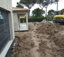 Début de remblai du VS - 08/06/21