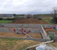 Passage des gaines et des &eacute;vacuations dans le vide sanitaire