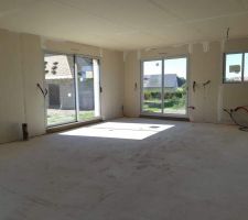 Placo bien fini, plus que les bandes à faire