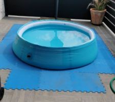 Piscine finie de remplir