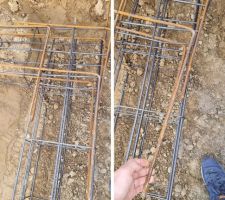 Ferraillage / Fouille