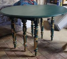 Table de salle à manger pimpée