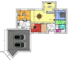 Plan de la maison + garage