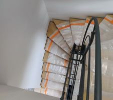 L'escalier est posé