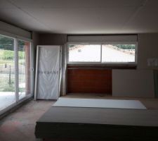 Cloison intérieur en cours