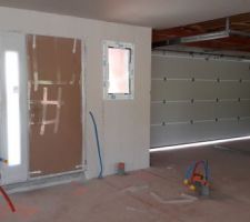 Cloison int&eacute;rieur en cours