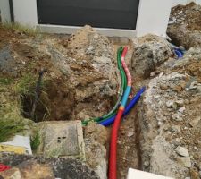 Le chantier pour les VRD