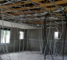 Cloisons, pieuvre hydraulique et électrique