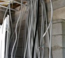 Cloisons, pieuvre hydraulique et électrique